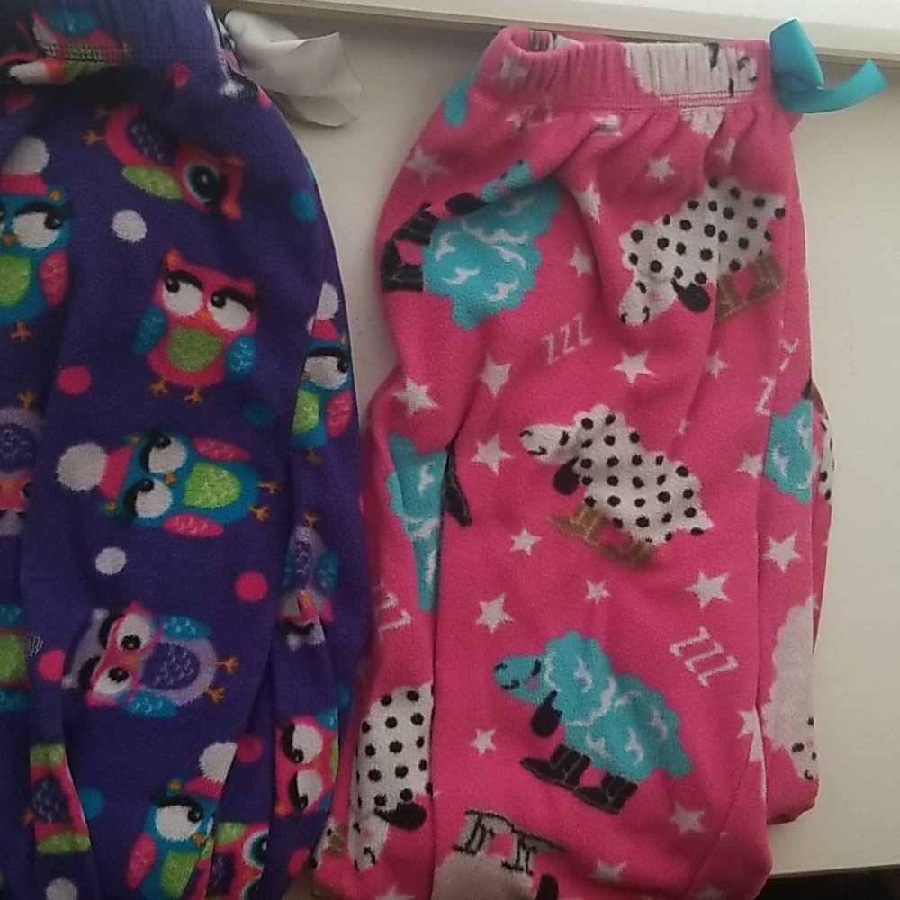 2 pajama pants